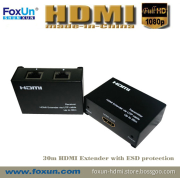 30m HDMI Extender Over Cat5e with ESD Inside